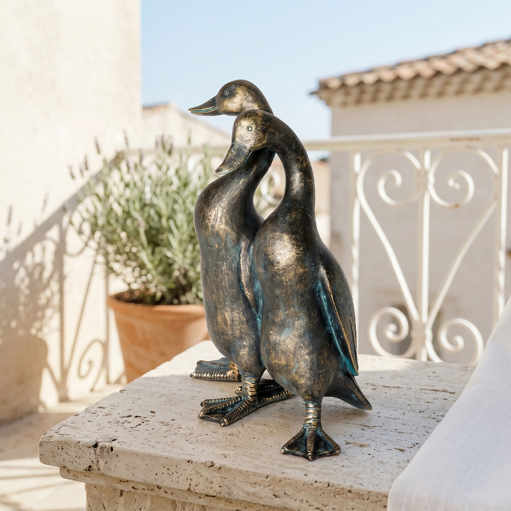 Levede Duck Garden Ornament Resin Garden Statue Home Craft Sculpture Decor Gift-2072893557949206534