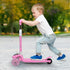 Bopeep Foldable Kids Scooter LED Music Pink-2006732821967802375