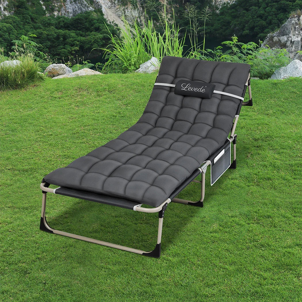 Levede Folding Camping Bed Camp Cots-2006732741529440262