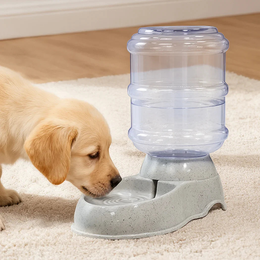 Pawz Automatic Pet Feeder Water Dispenser 3.5L Grey-2050056903739969542