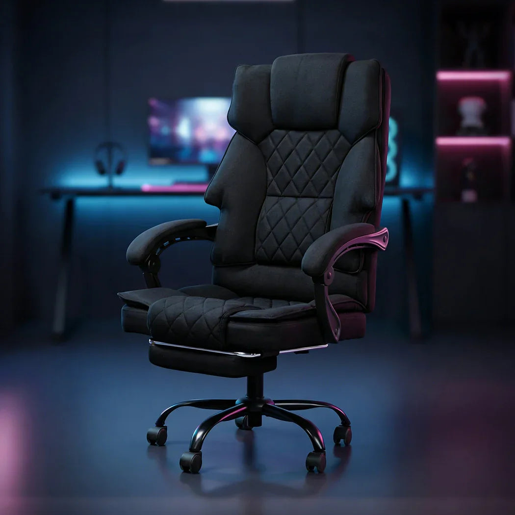 Levede Ergonomic Office Chair Gaming Desk Chair Reclining Footrest Swivel-2050056782864322566