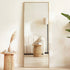 Yezi Rectangular Full Length Mirror 165x60cm Gold Standing Floor Wall Leaning-2050059008483659782