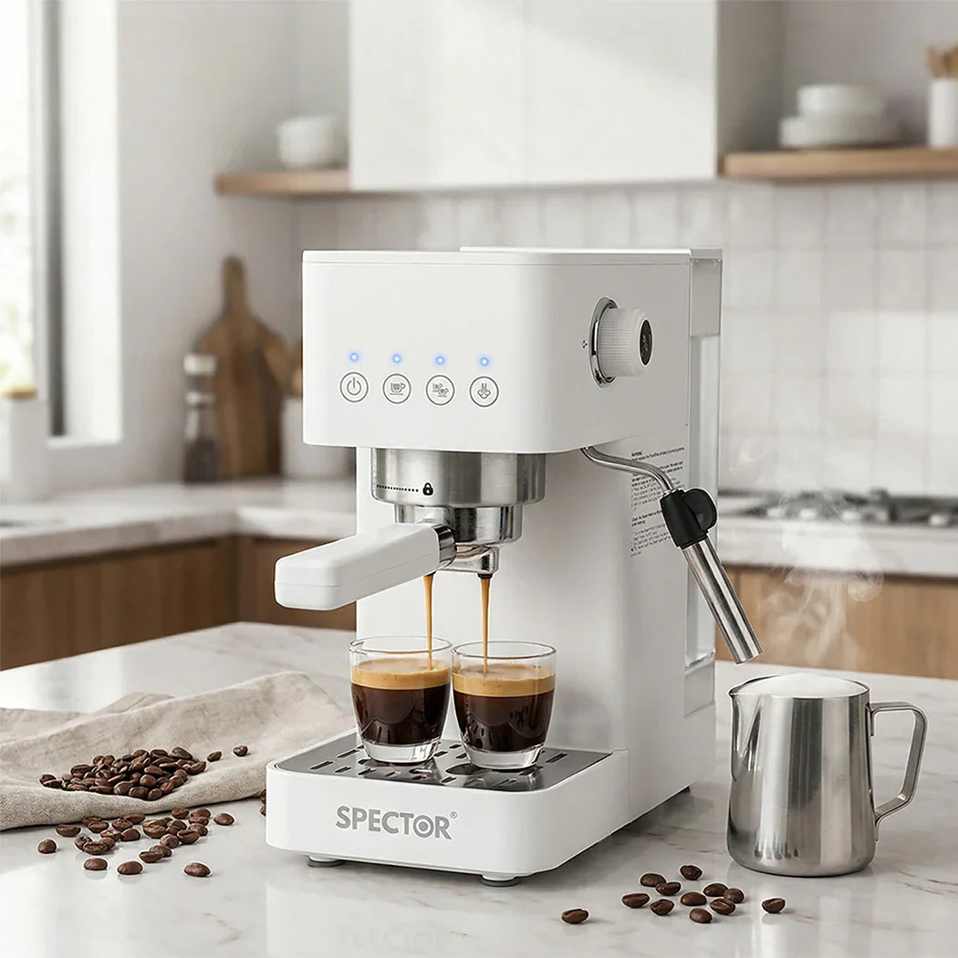 Spector Espresso Coffee Machine Maker 20 Bar Milk Frother Cappuccino Latte Cafe-2050056761569841158