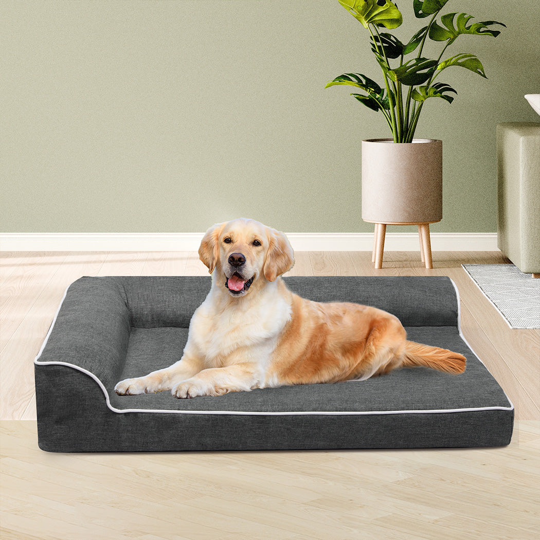 Pawz Orthopedic Dog Bed XL Grey-1894516776314736646