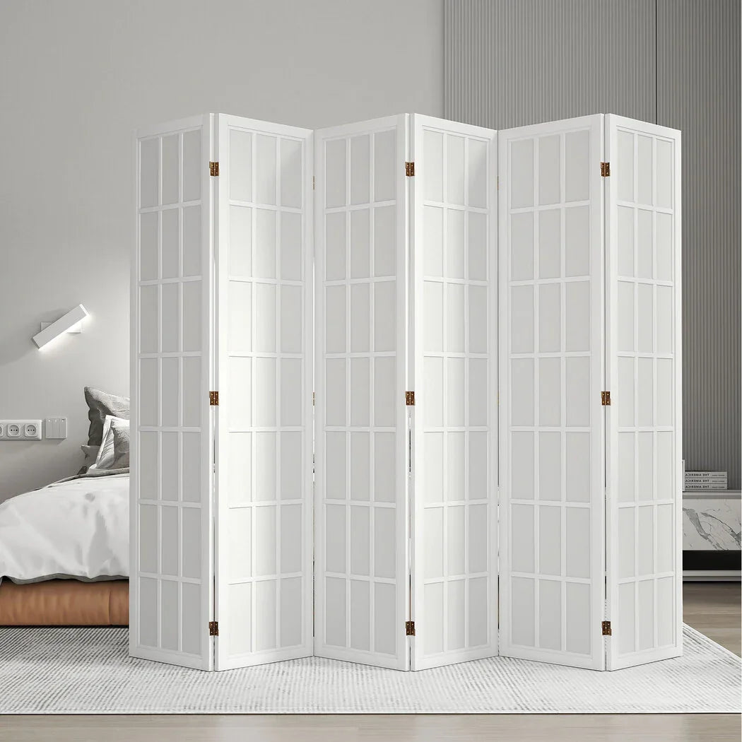 Levede 6 Panel Room Divider 170cm Freestanding Screen-2006732767970332678