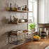 Levede Floating Wall Shelf 3 Pcs DIY Wall Mount Shelves Book Display Rack Basket-2061251867652001798