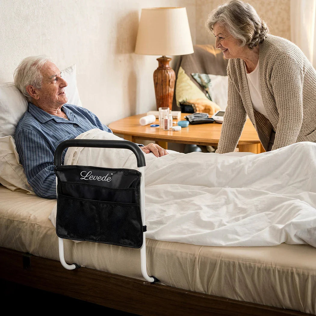 Levede Bed Rail Safety Bed Assist Rail Grab Handrail Adjustable Elderly Antislip-2050056772110127110