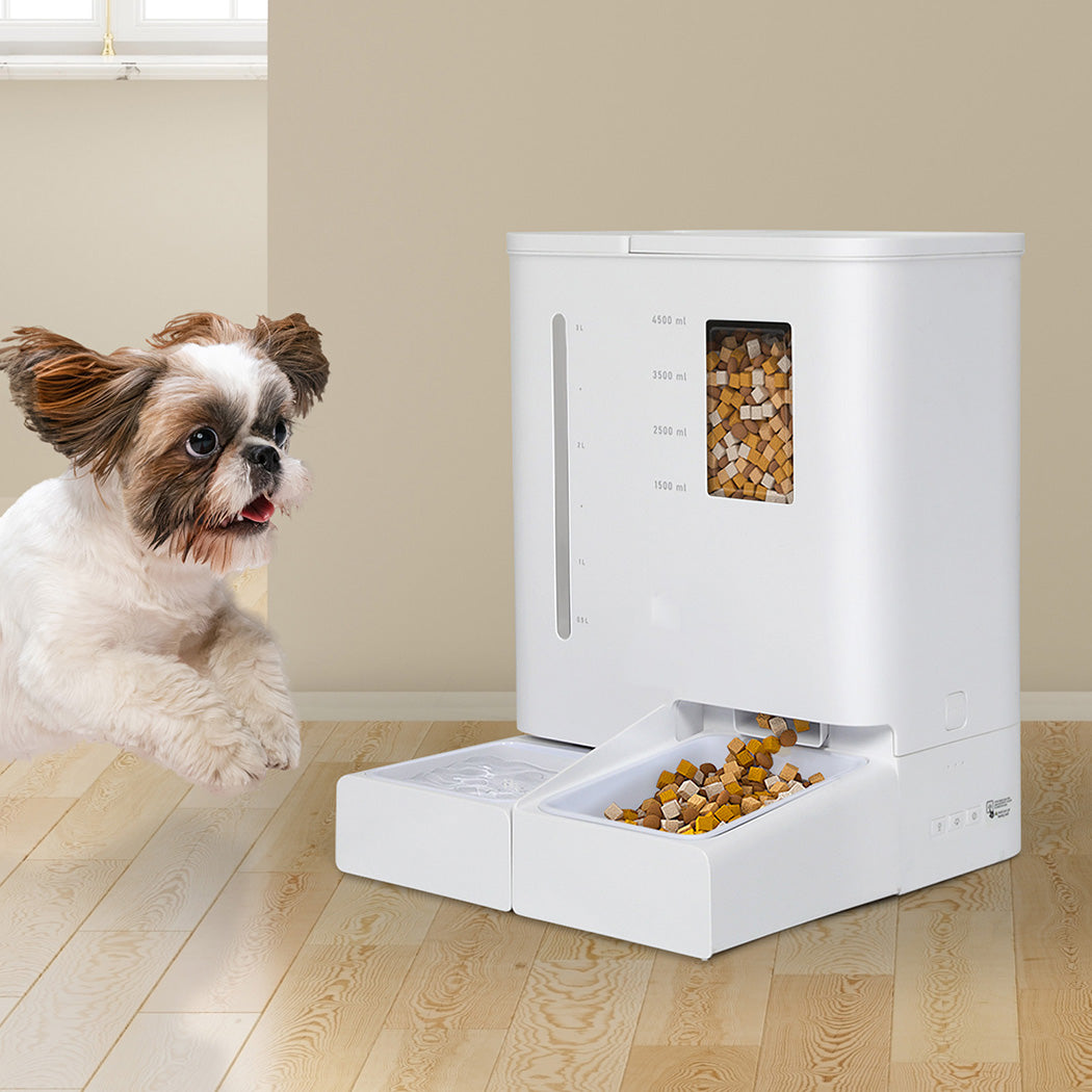Pawz 2-in-1 Automatic Pet Cat Dog Feeder Water Set-1919278360987570182