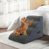 Pawz 4 Steps Pet Stairs Dog Ramp High Density Foam Grey-1919278361717379078