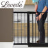 Levede Baby Safety Gate Adjustable Pet Black 30cm Extension-1864183161701928966