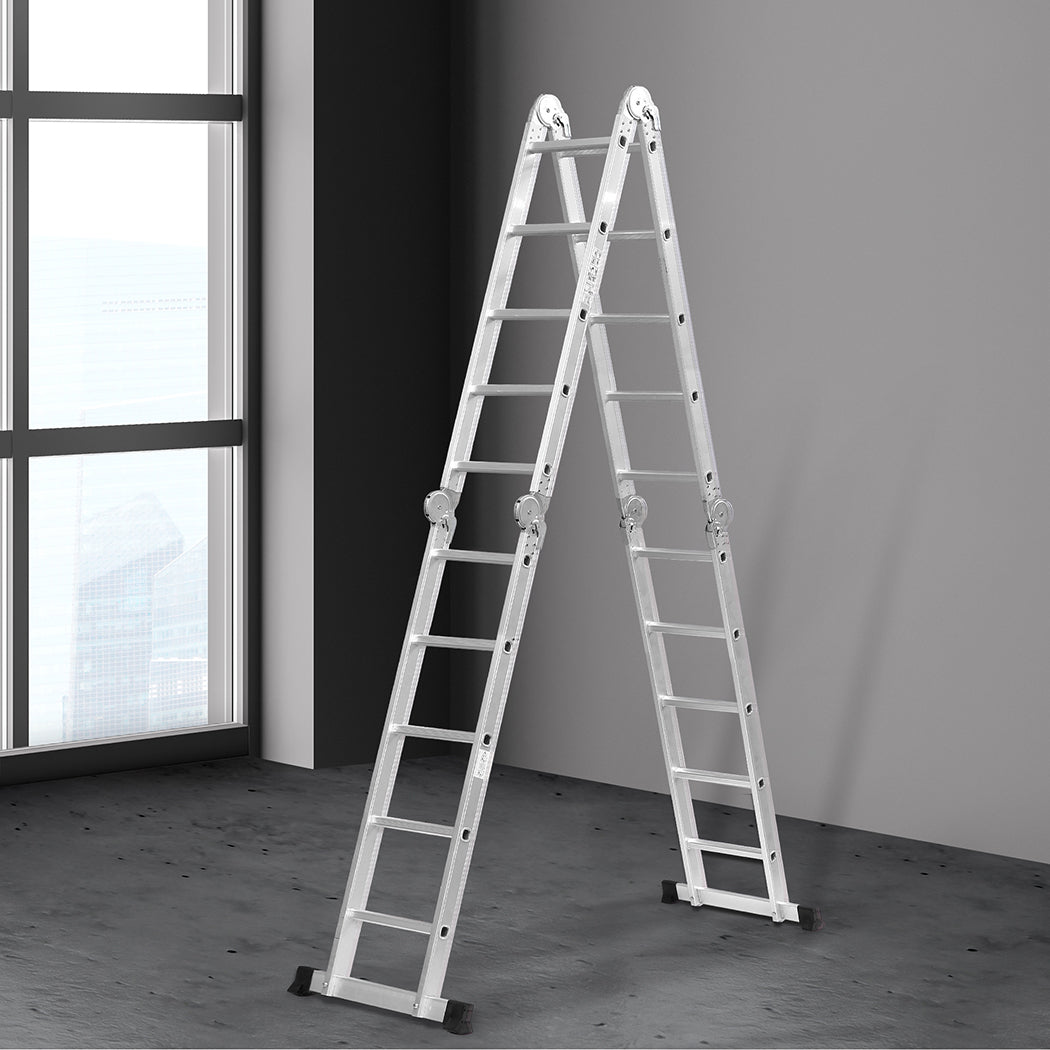 Traderight Multi Purpose Ladder Aluminium-1864184260450193414