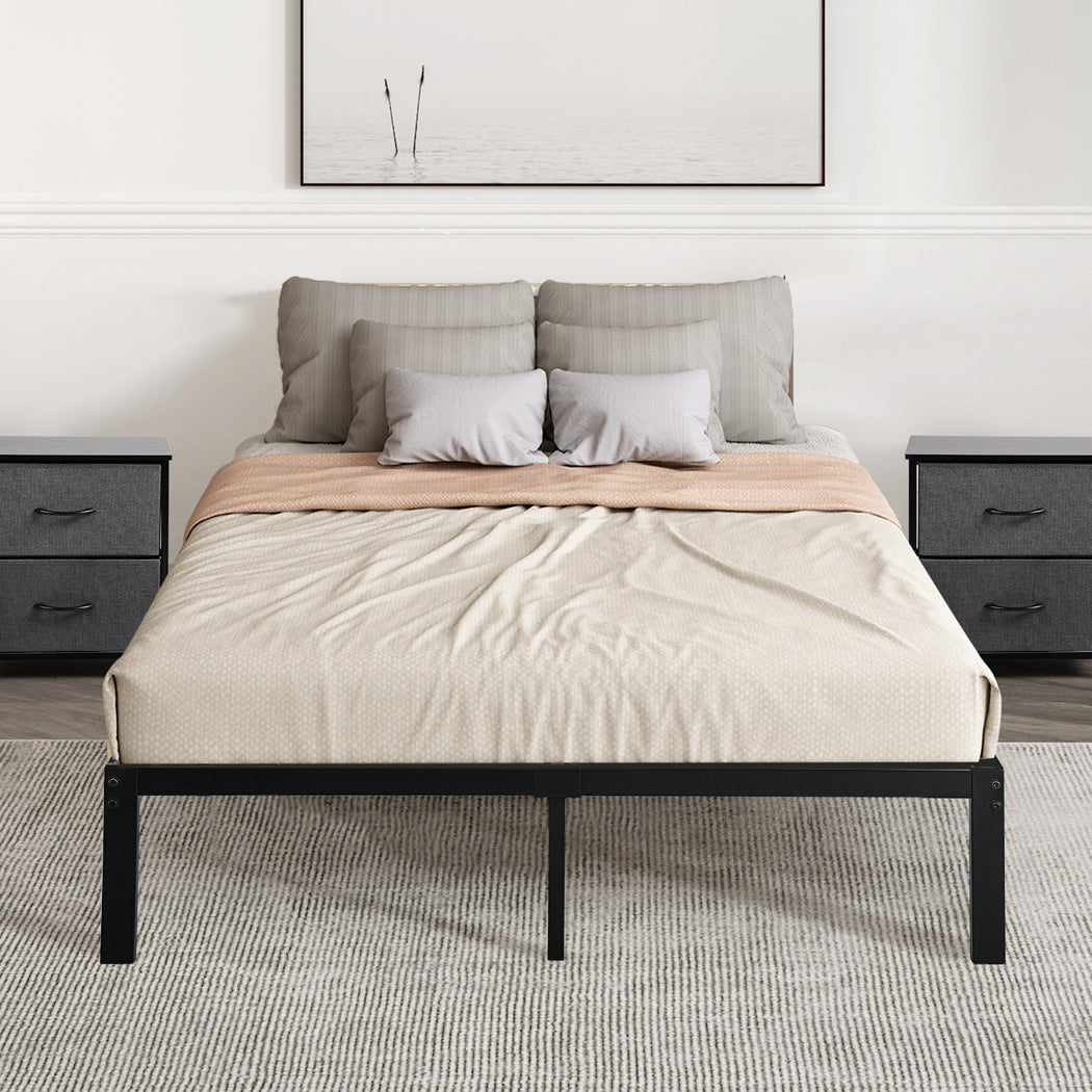 Levede Metal Bed Frame Heavy Duty Storage Space-1894516727723724806