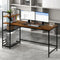 Levede Computer Desk Study Home Table with 4-Tier Shelf-2050056912246018054