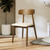 Levede 2x Dining Chairs Kitchen Chair Walnut-2029387286411612166
