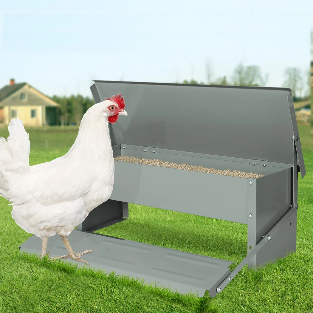 PaWz 10KG Auto Automatic Chicken Feeder-2006733139619221510