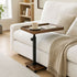 Levede C Shaped Side Table Height Adjustable Rolling 360° Swivel Top End Table-2072893557752074246
