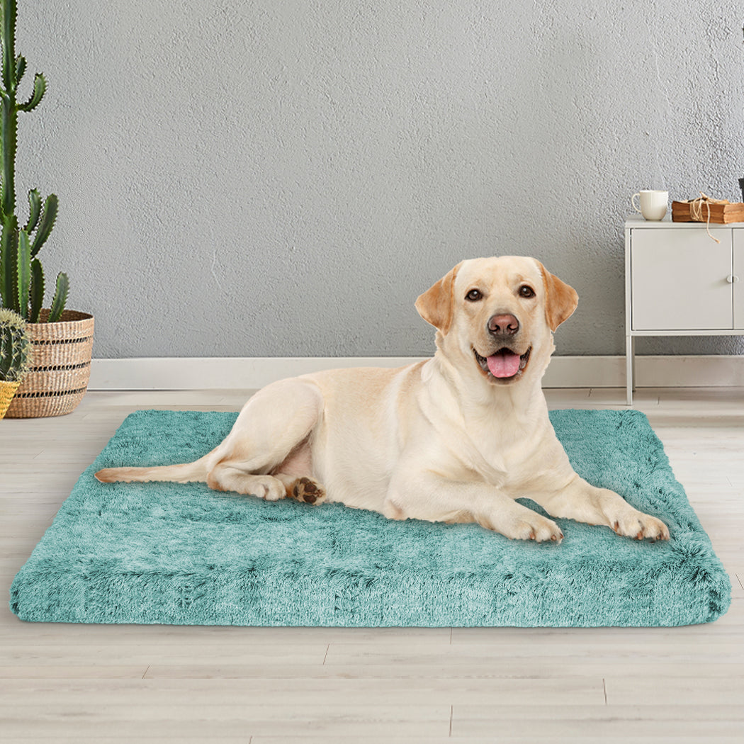 PaWz Dog Mat Pet Calming Bed Memory L Green Large-2029387228081426438