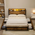 Levede bed frame queen-2006732862589636614