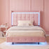 Levede King Single Floating Bed Frame With RGB LED Light Headboard USB Charge-2100034937645305863