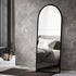 Yezi Floor Mirror Full length Mirrors 1.8M Black-1886651051810099206