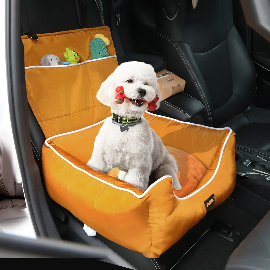 PaWz Pet Car Seat Travel Safety Carrier Orange-2018816732663255047
