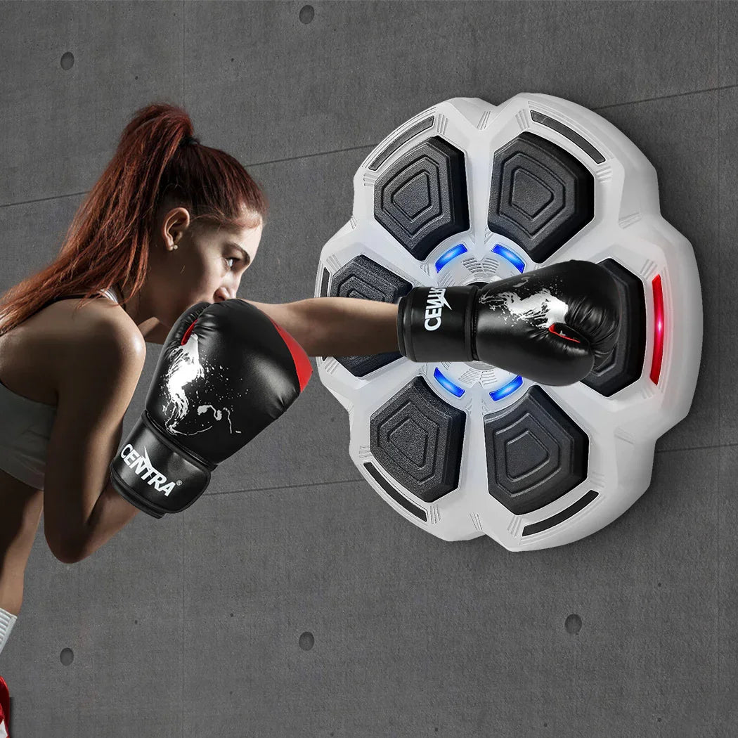 Centra Punching Box With 12OZ Boxing Glove Grey-2018816799340105734