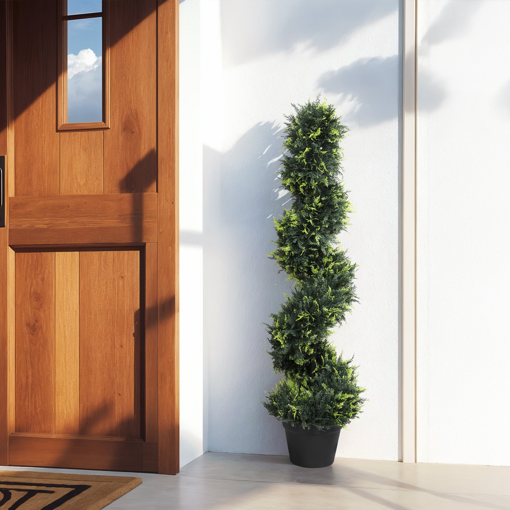 Lambu Artificial Spiral Cedar Tree-2065254214040424454