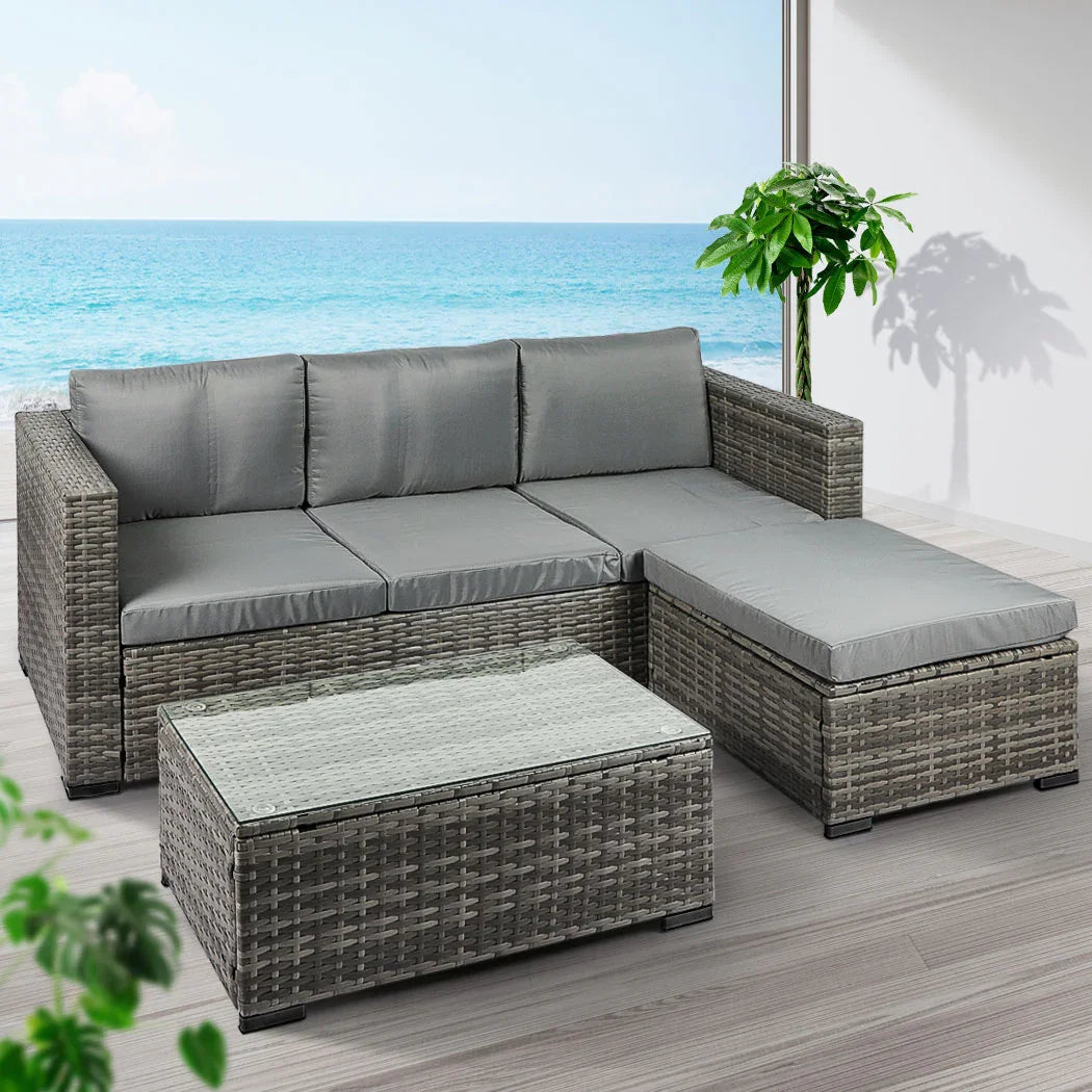 Levede 5pcs Outdoor Sofa Set Patio Furniture-2018816929703268358