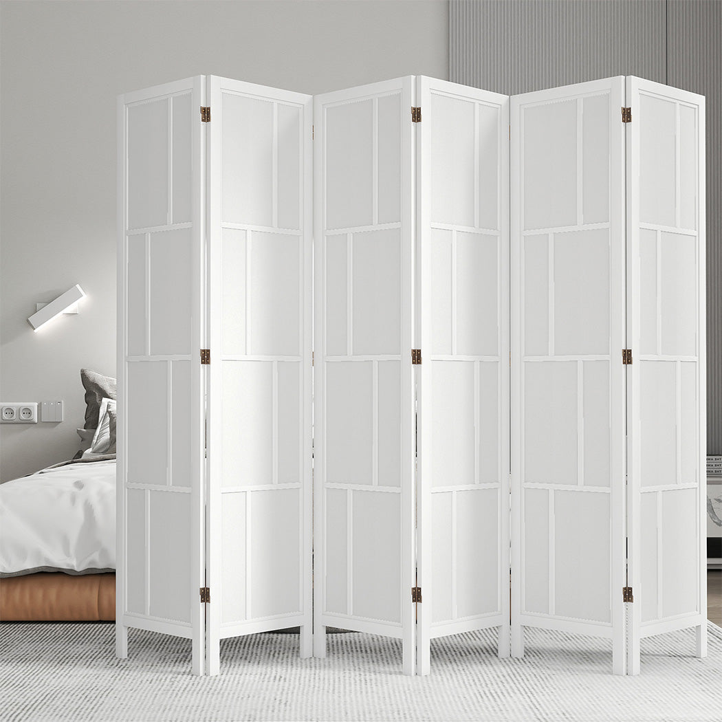 Levede 6 Panel Room Divider 170cm Freestanding Screen-1973194197406191622