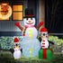 Santaco 1.8M Inflatable Christmas Snowman LED Lights-2065254640492089350