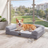 Pawz Cooling Orthopedic Dog Bed Waterproof Lining Washable Memory Foam Grey M-2072893573312942086