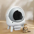 PaWz Smart Self Cleaning Cat Litter Box APP Control White-1938089882115248134