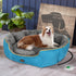 PaWz Electric Pet Heater Bed Heated XL Blue X-Large-2029387227167068166