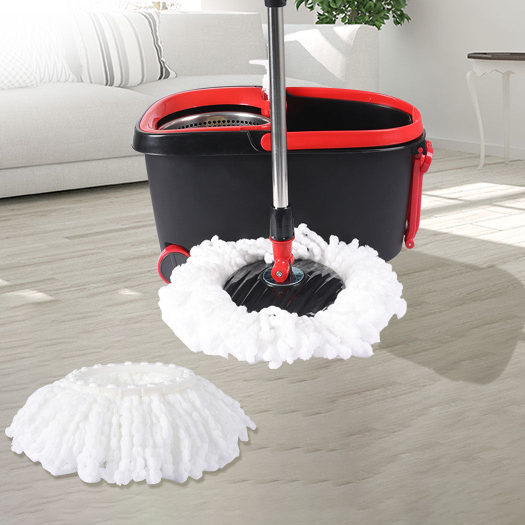 Cleanflo Spin Mop Bucket Set 360? Degree Black-2006733167175798790