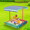 Bopeep Kids Wooden Sandbox 120X120CM-1897119187256610822