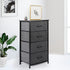Levede Storage Cabinet Tower Chest Dark Grey-2018816826695356422