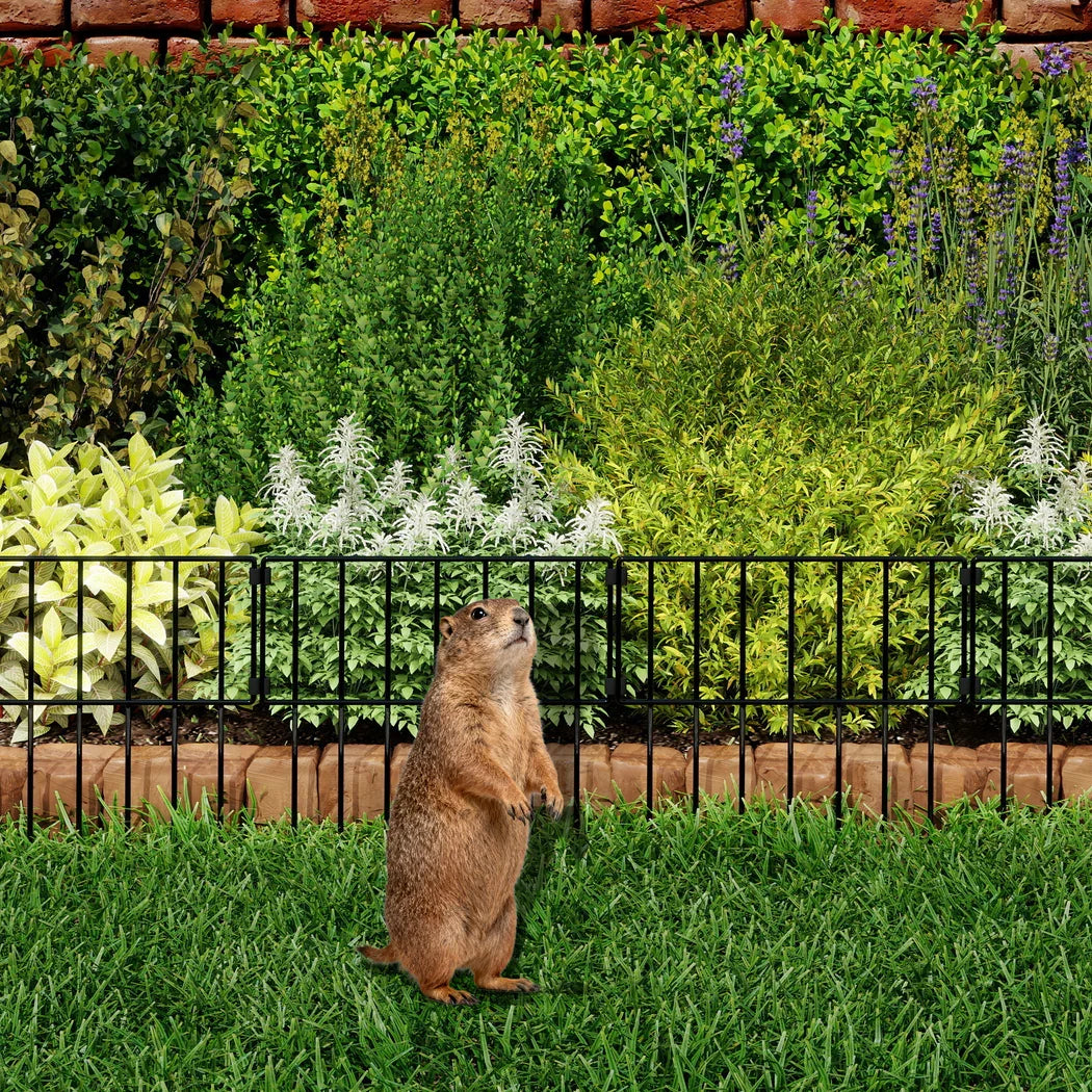 Mountview 10 Pcs Garden Fence Border Rustproof Metal-2050056905409302533