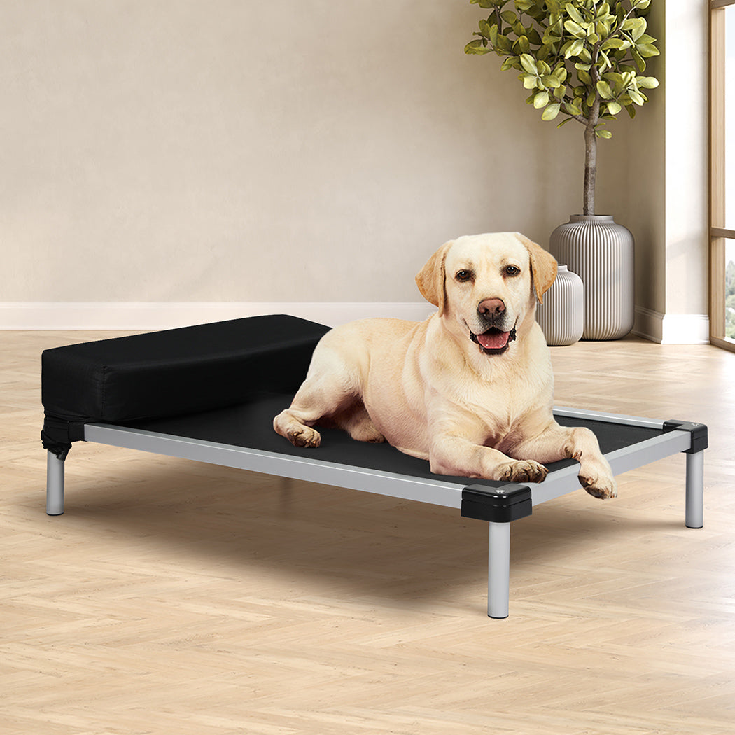 PaWz Pet Trampoline Aluminium Frame L Black Large-1864184558203834374