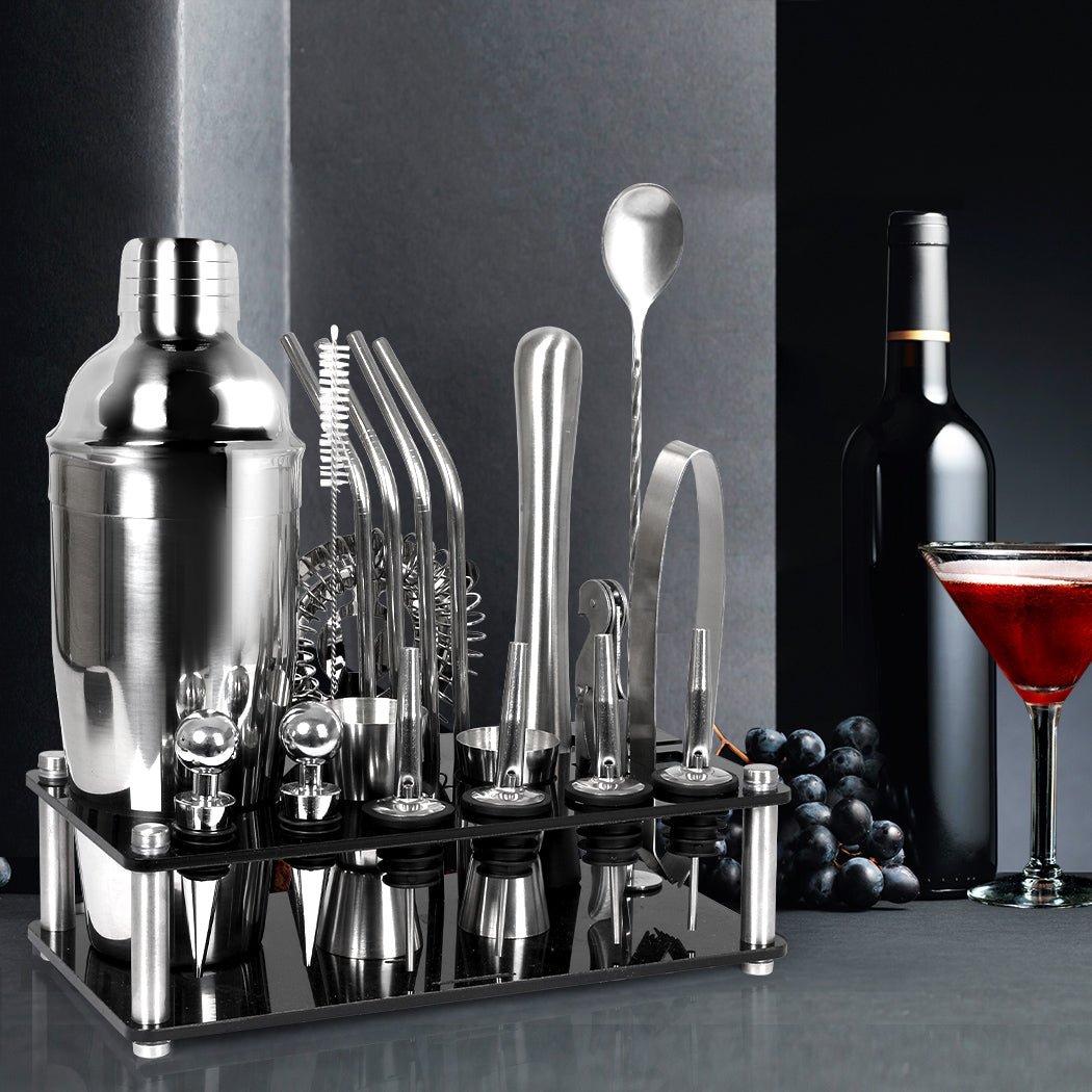 Cocktail Shaker Set Stainless Steel-1886651025528590342