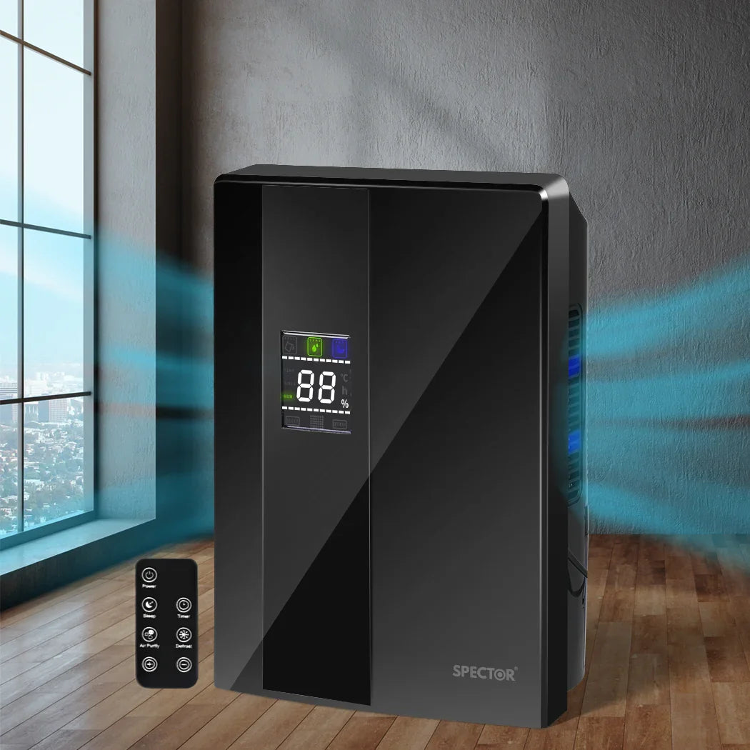 Spector Dehumidifier Air Purifier 2200ml Black-2018816888670392326