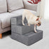 PaWz Pet Stairs 3 Steps Portable Adjustable Medium-1864184495360577542