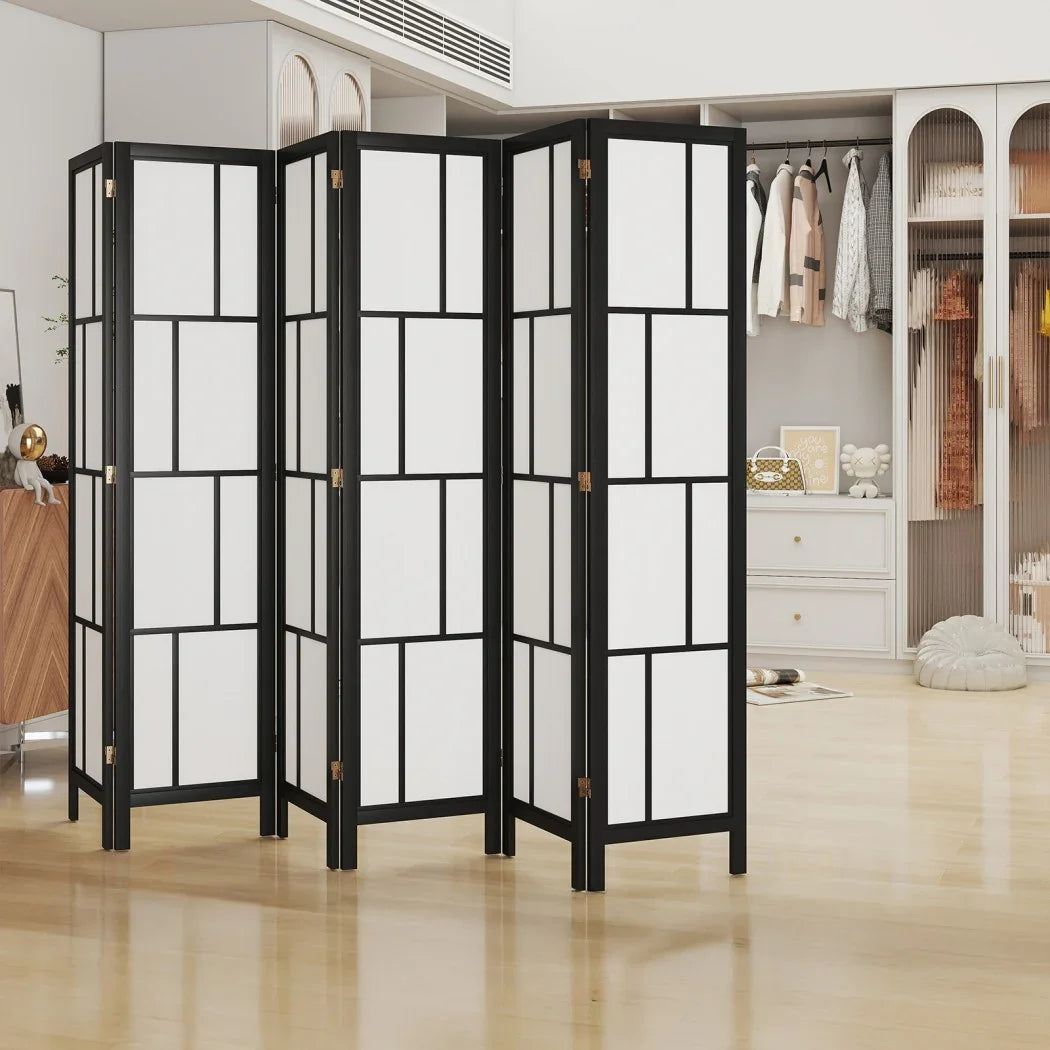 Levede 6 Panel Room Divider 170cm Freestanding Screen-2006733394888757254