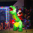 Santaco Christmas Inflatables Outdoor Santa Claus Riding Dinosaur Lights D�cor-2065254639862943750