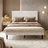 Levede Queen Bed Frame Upholstered Adjustable Headboard Platform Mattress Base-2050056771749416966