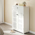 Levede Shoe Cabinet Door Storage Rack Cupboard White-2050056913919545350