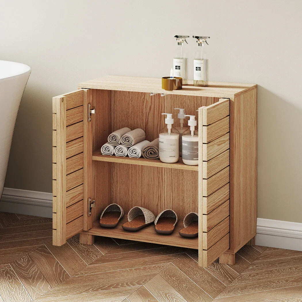 Levede Bathroom Storage Cabinet Floor Standing Cupboard-2050056907342876678
