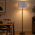 Emitto Lamp Shade 4pc Linen Drum E26 E27 with E14 Rings for Home Decor Grey-2109799596530798599