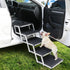 PaWz 5 Steps Dog Ramp Adjustable Height Black-2018816805979688966