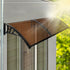 Mountview Window Door Awning Outdoor 1M X 2.4M Brown 1x2.4M-1886651038455435270