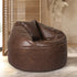 Marlow Bean Bag Chair Cover PU Couch Brown-2029387279700725766